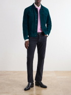 TOM FORD - Slim-Fit Cotton-Blend Corduroy Trousers - Black