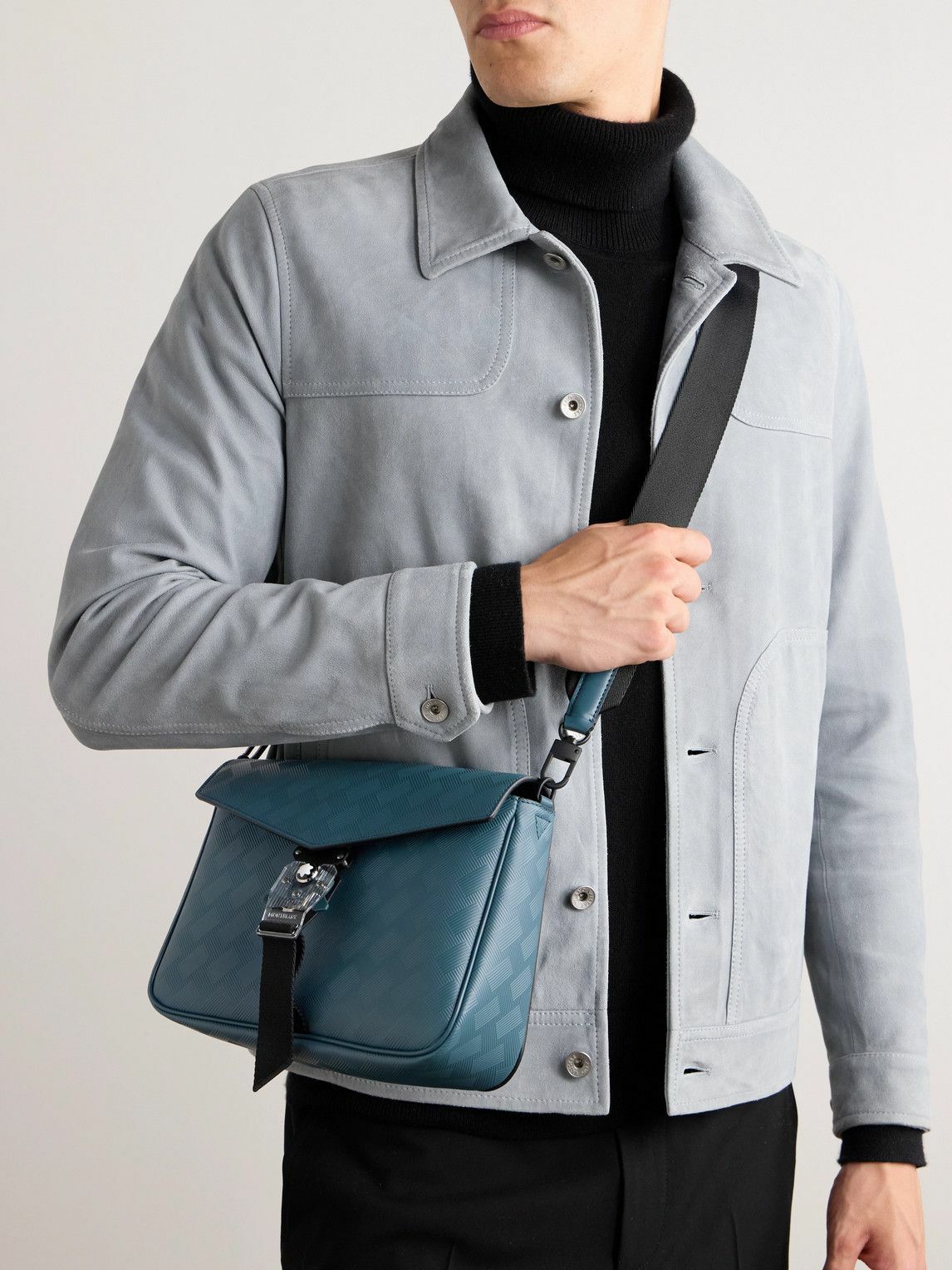 Montblanc - Extreme 3.0 Textured-Leather Messenger Bag