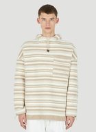 La Maille Carozzu Hooded Sweater in Beige