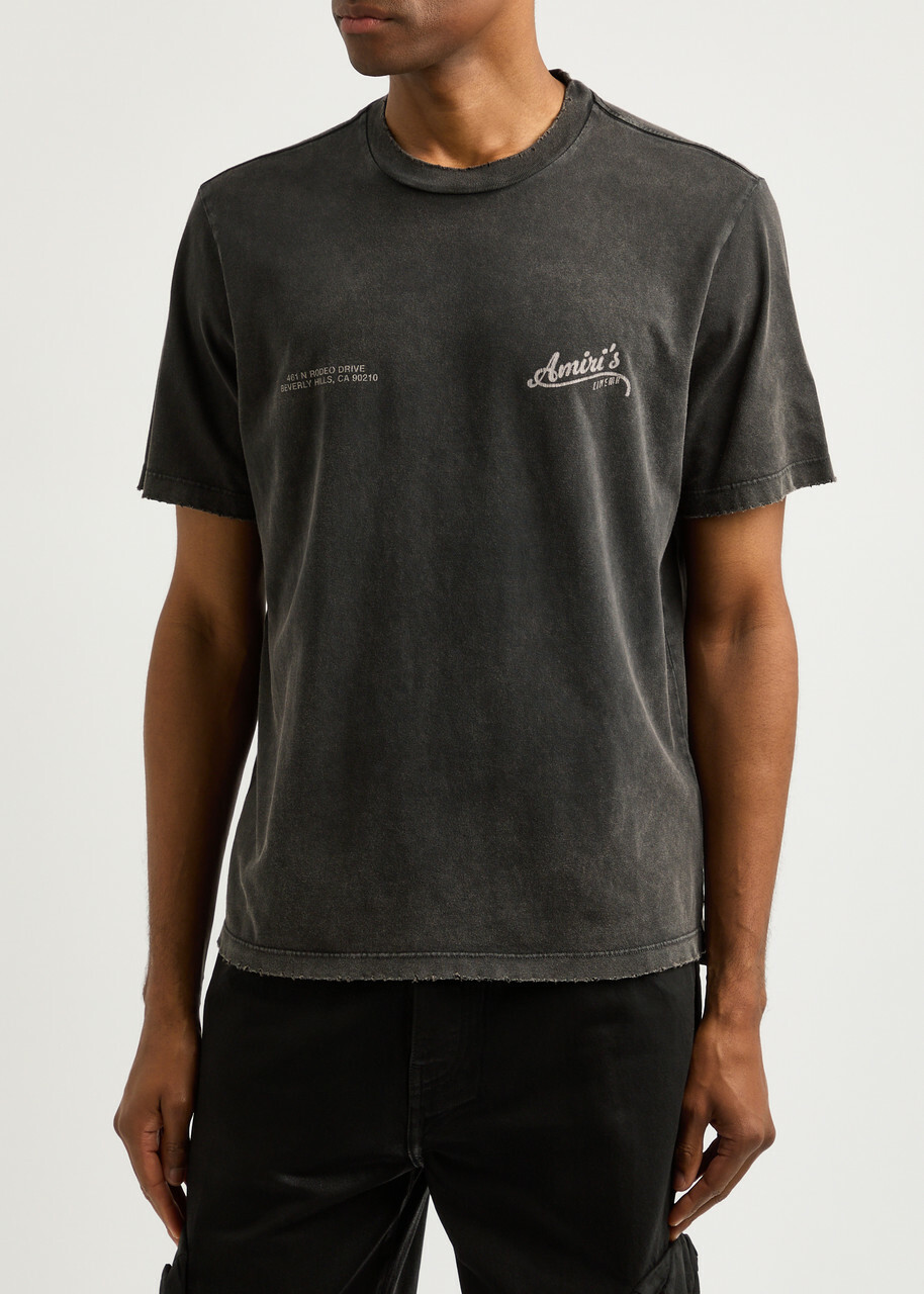 【AMIRI】 Theaters printed cotton jersey T-shirt Amiri Theaters printed cotton jersey T-shirt Amiri