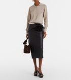 Magda Butrym Cotton and cashmere cardigan