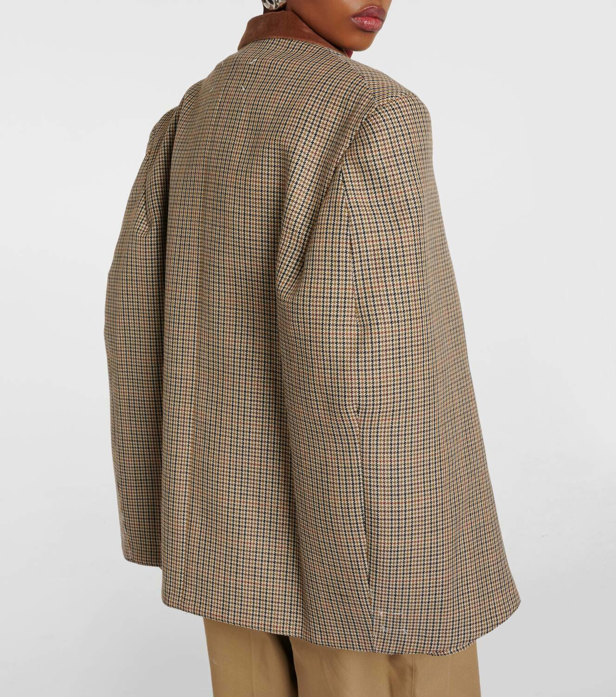 Maison Margiela Houndstooth wool blazer Maison Margiela