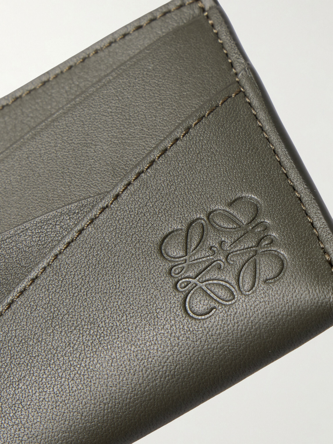 LOEWE - Puzzle Logo-Debossed Leather Cardholder