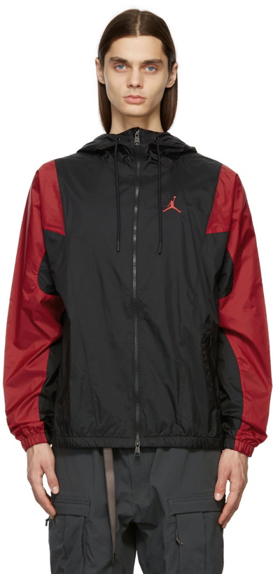 Photo: Nike Jordan Black & Red Woven Jacket