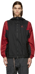 Nike Jordan Black & Red Woven Jacket