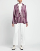 Manila Grace Womens Blazer Mauve