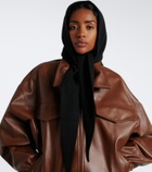 Nour Hammour Niale cashmere hood