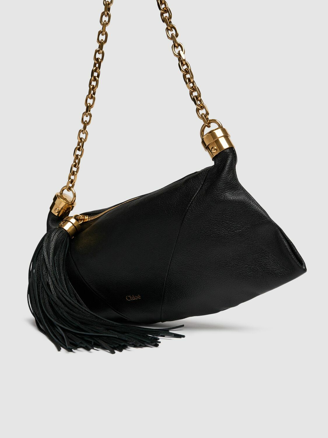 Chloe Foulard small ショルダーバッグ Chloé Small Chloé Foulard Shoulder Bag In Grained Leather