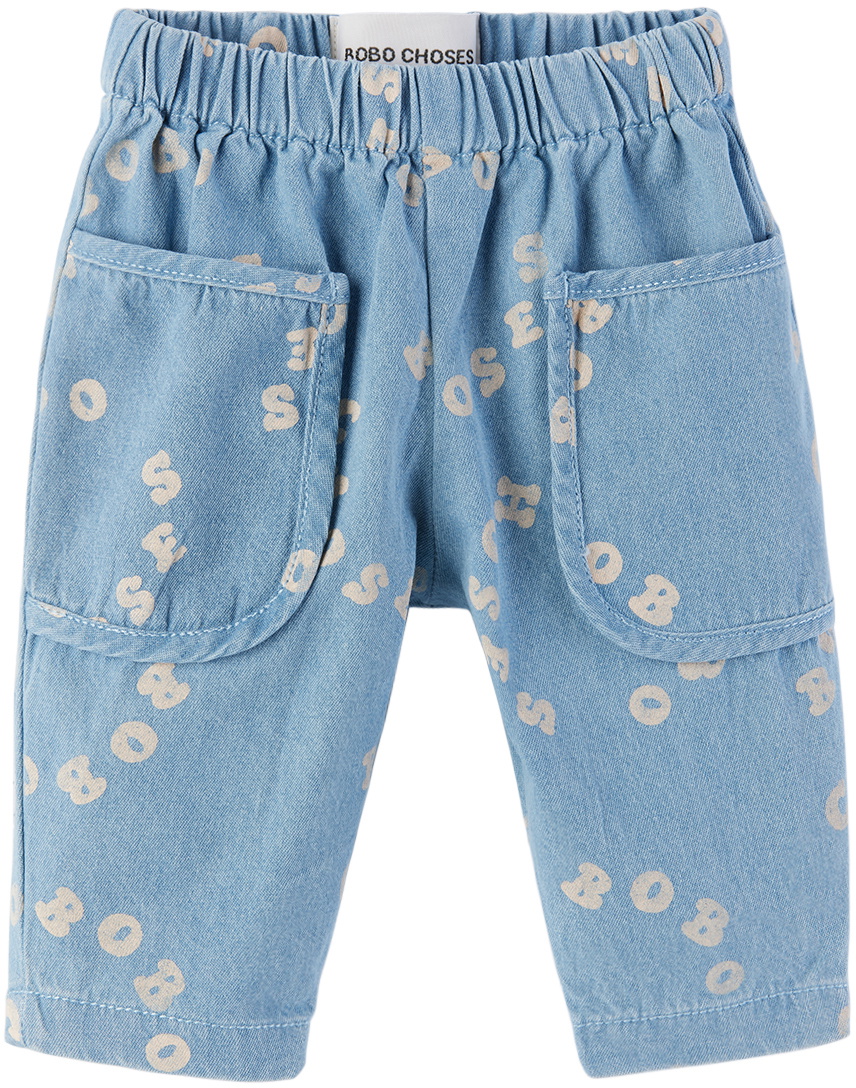 Bobo Choses Baby Blue Circle Jeans