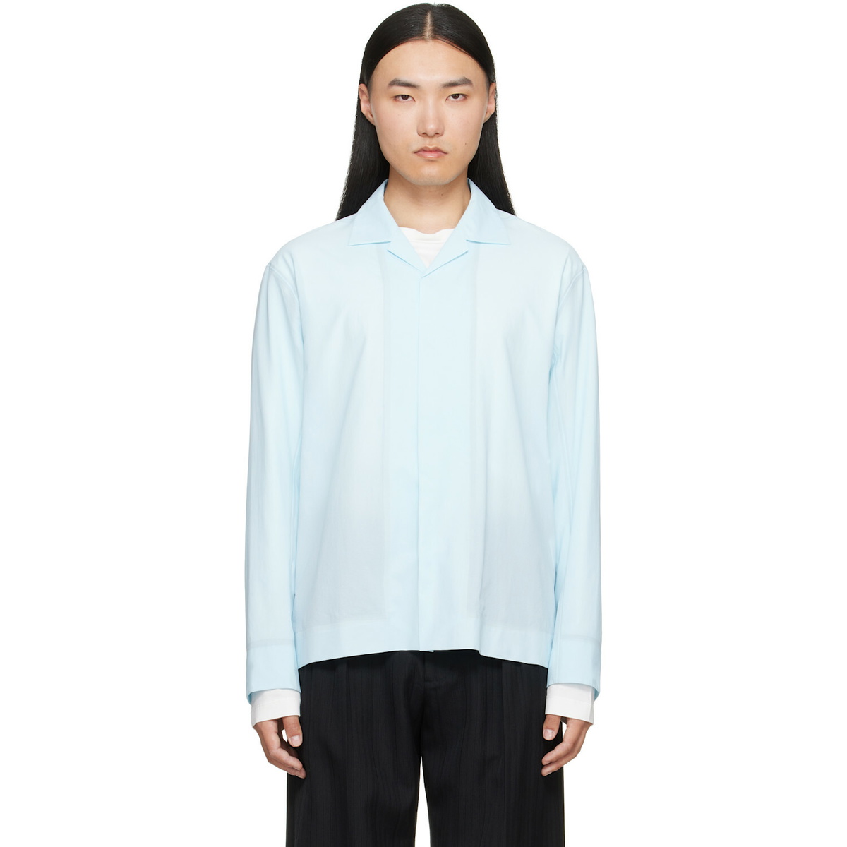 Veilance Blue Cusec LS Shirt
