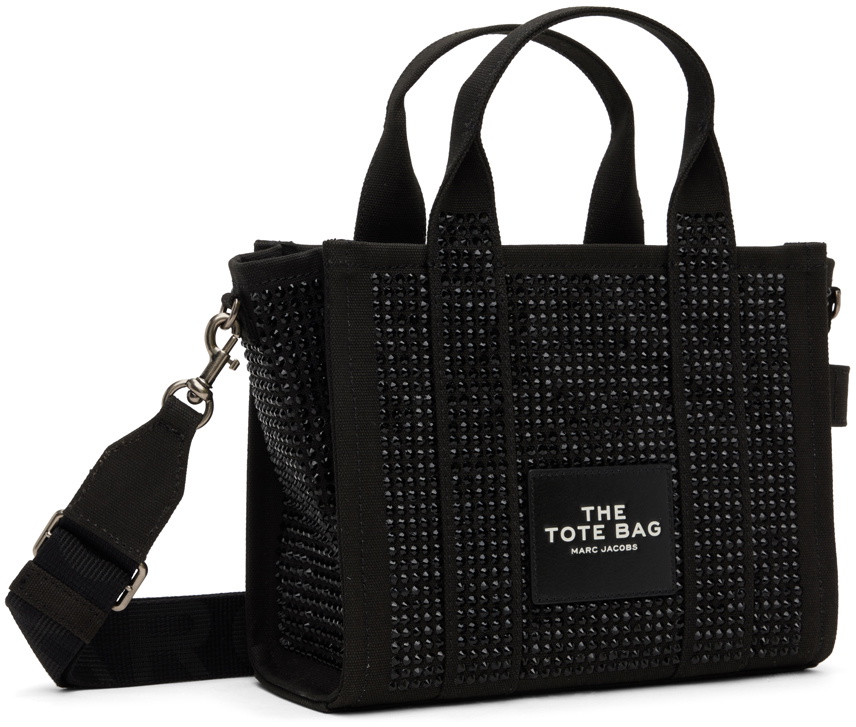 Marc Jacobs Black 'The Crystal Canvas Small' Tote Marc Jacobs