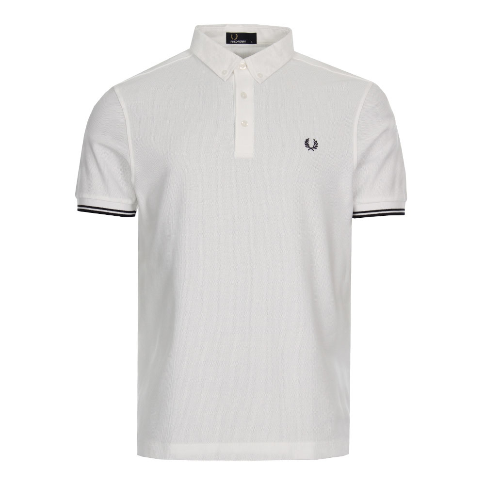 Pique Polo Shirt - Optic White