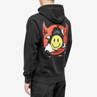 MARKET Men's Smiley Inner Peace Hoodie in Washed Black