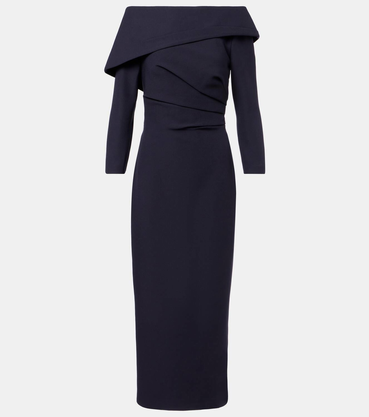 SAFIYAA サフィヤ ドレス ワンピース Belted crepe gown1045418 SAFIYAA Off-the-shoulder crystal-embellished belted crepe