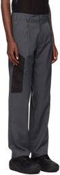 Olly Shinder Gray Knife Pocket Cargo Pants