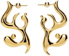 Hannah Jewett Gold Succulent Flame Earrings