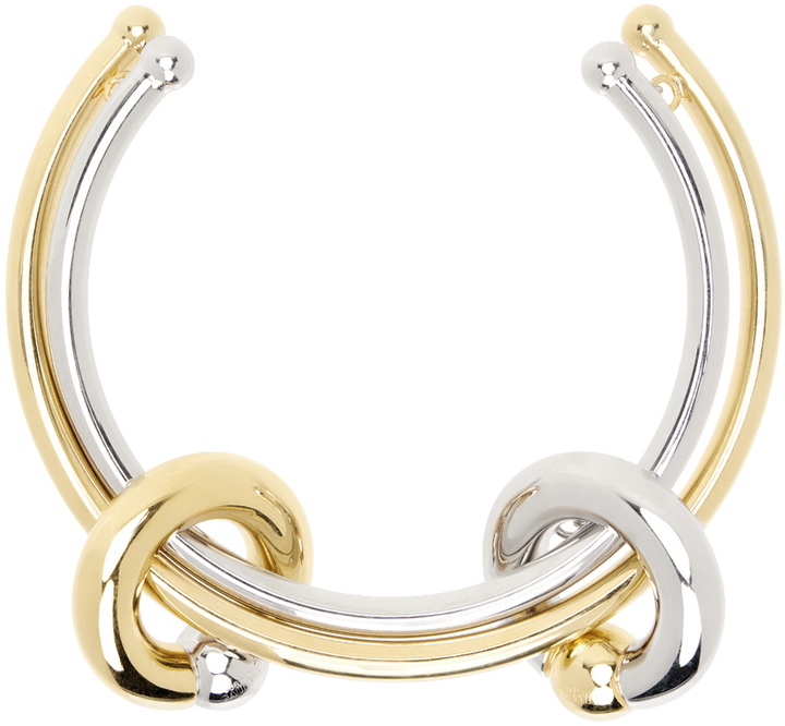 Jean Paul Gaultier Women's The Crushed Can Earring Silver main image 1