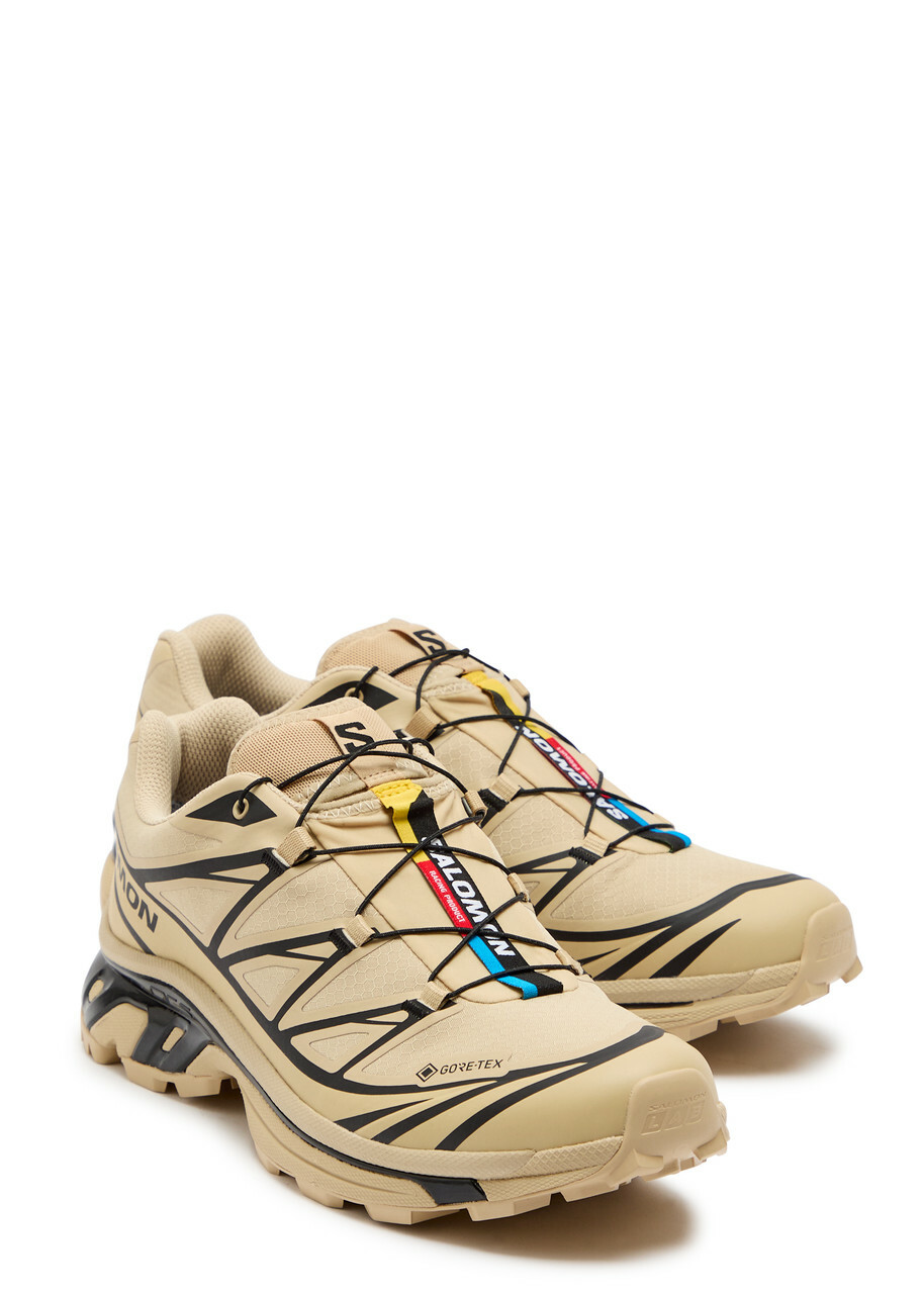 Salomon XT-6 Gtx Panelled Mesh Sneakers Grey