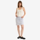 Fruity Booty Women's Check Skirt in White