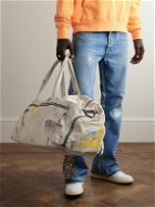 Gallery Dept. - Logo-Appliquéd Paint-Splattered Canvas Duffle Bag