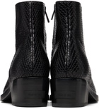 Fear of God Black Snakeskin-Embossed Santa Fe Boot
