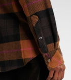 God's True Cashmere Checked cashmere shirt