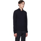 Hugo Navy Wool San Gottardo Turtleneck Sweater