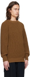 Howlin' Brown Easy Knit Sweater