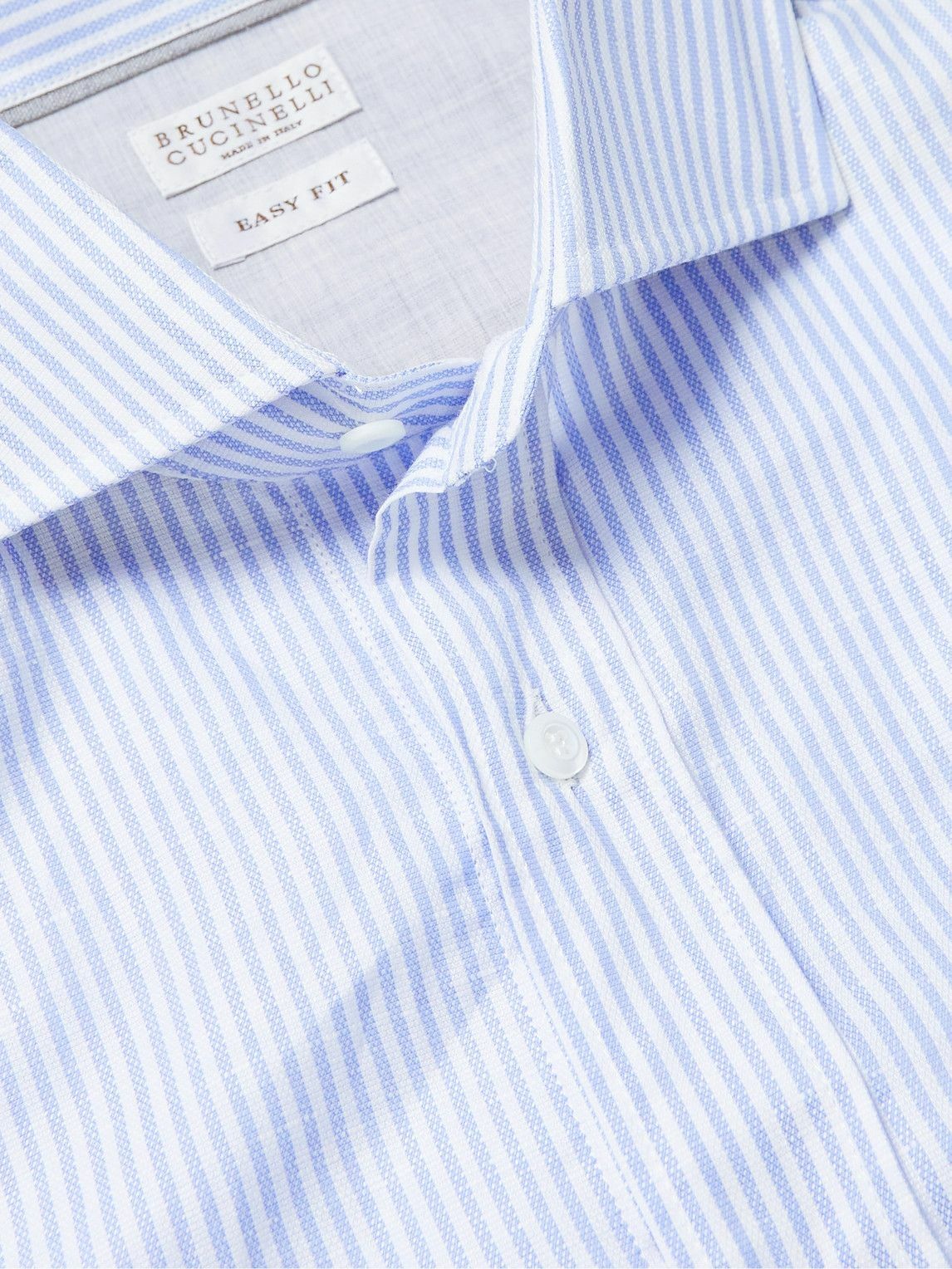 Brunello Cucinelli Striped Linen Shirt main image 0
