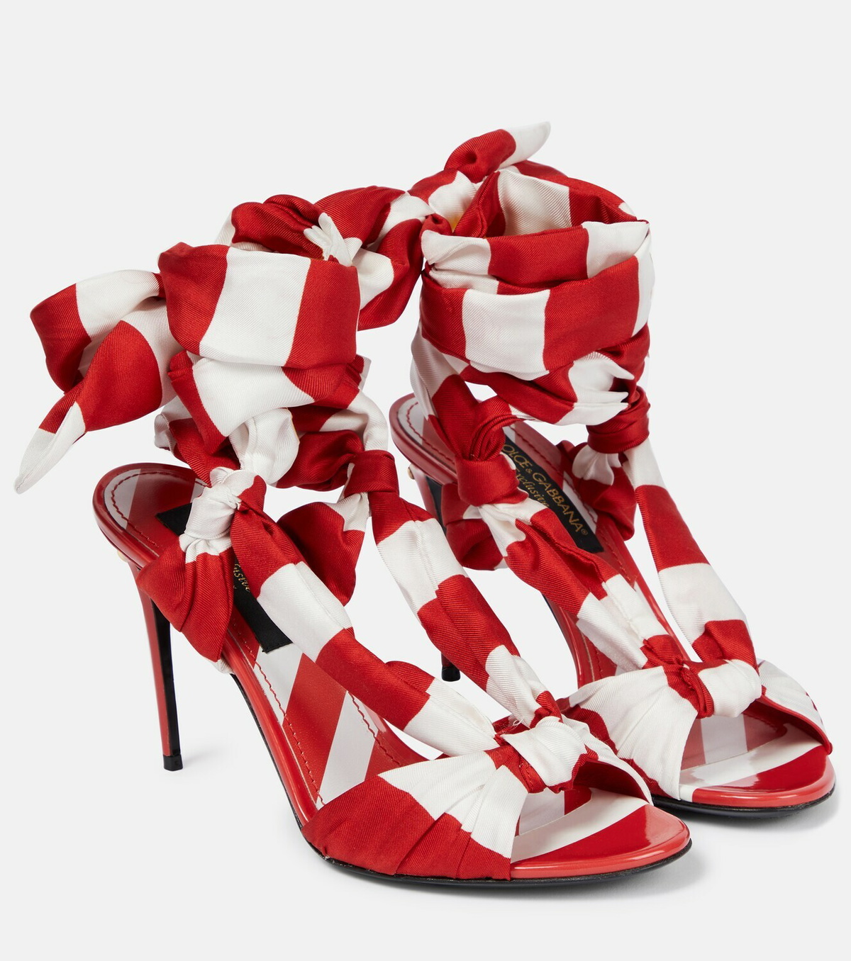 Dolce&Gabbana Portofino 105 striped sandals