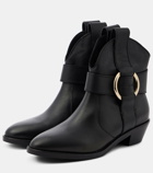 See By Chloé New Ring leather ankle boots