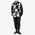 Comme des Garçons Men's Patchwork Twill Jacket in Black