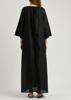 Matteau Cotton-blend Maxi Dress Black