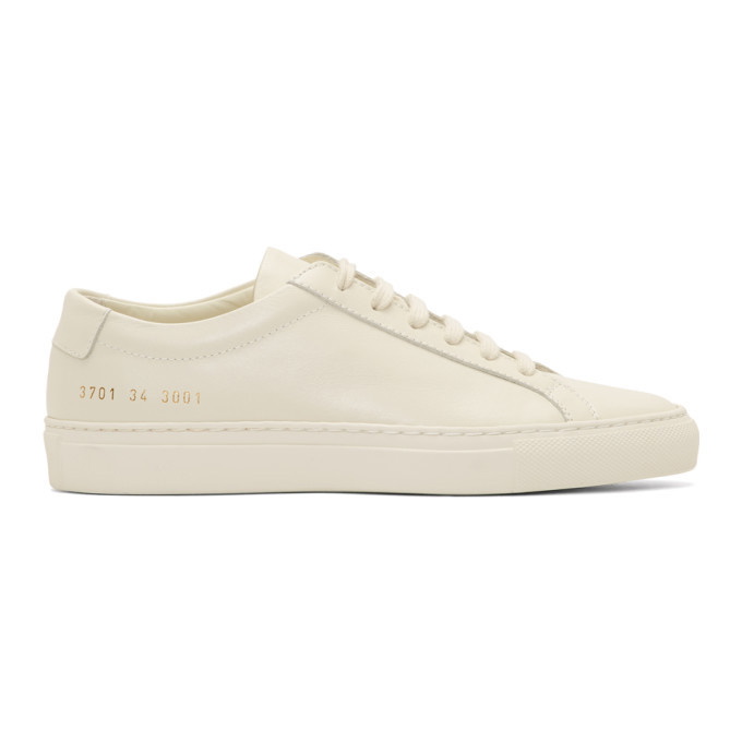 Photo: Woman by Common Projects White Original Achillies Low Sneakers