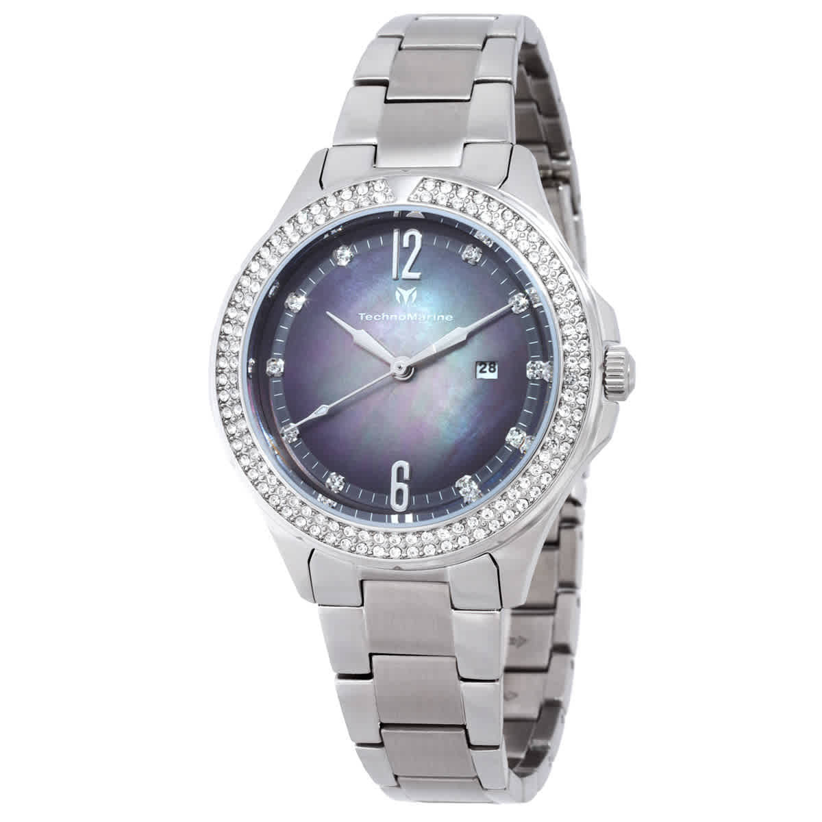 Technomarine Luna Quartz Crystal Ladies Watch TM-826008