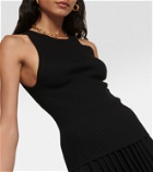 CO Ribbed-knit jersey tank top