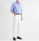 Brunello Cucinelli - Slub Cotton Shirt - Blue