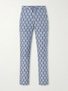 Orlebar Brown - Alfred Straight-Leg Printed Lyocell-Satin Trousers - Blue