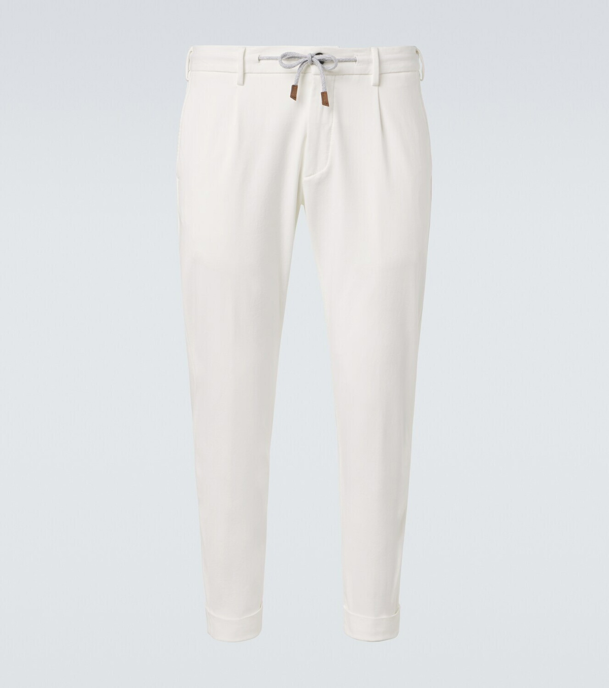 Eleventy Cotton-blend slim pants