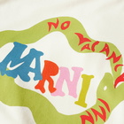 Marni X No Vacancy Inn Logo Hoody in Limestone