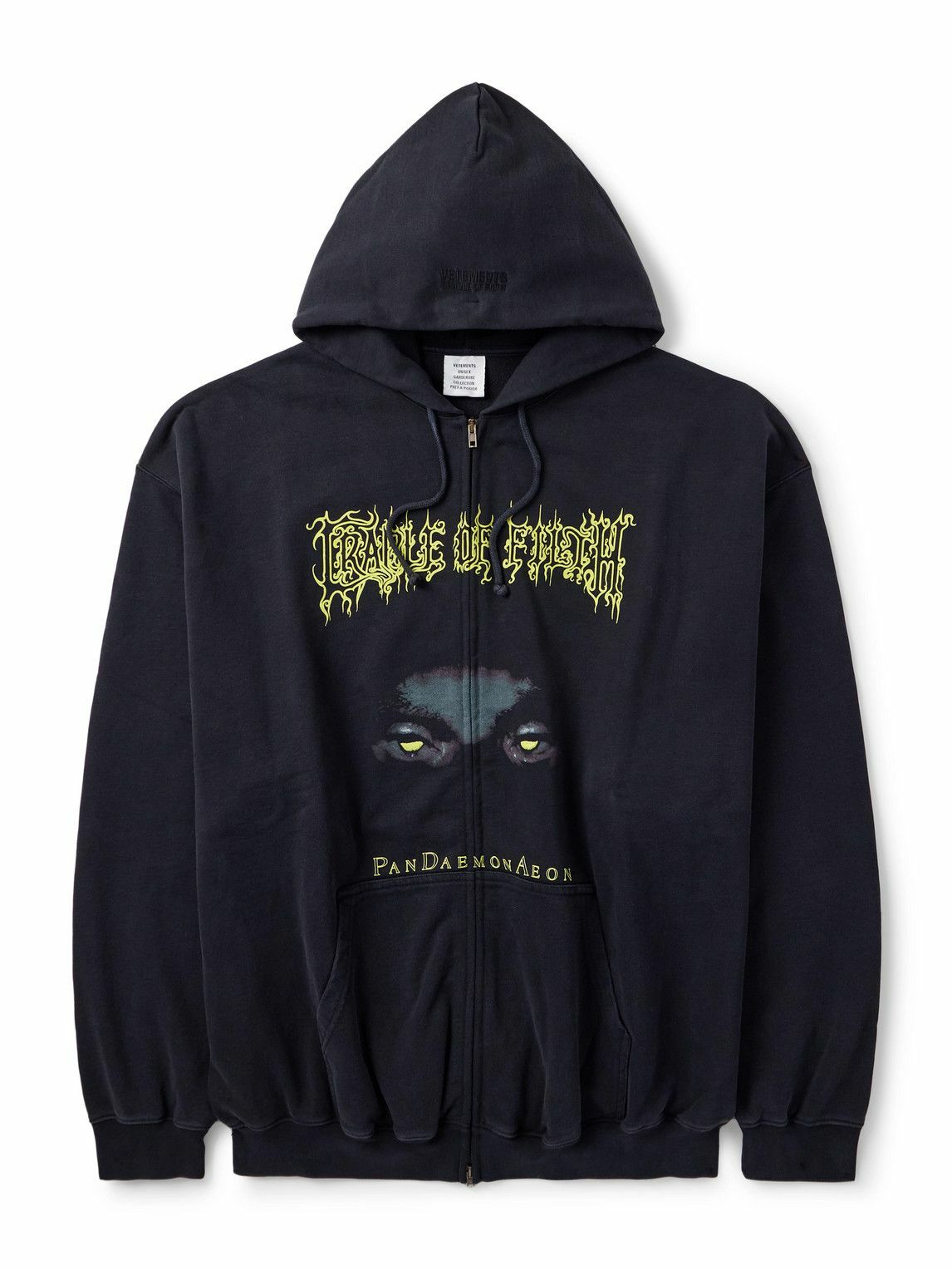 VETEMENTS Black 'Limited Edition' Hardcore Patched Logo