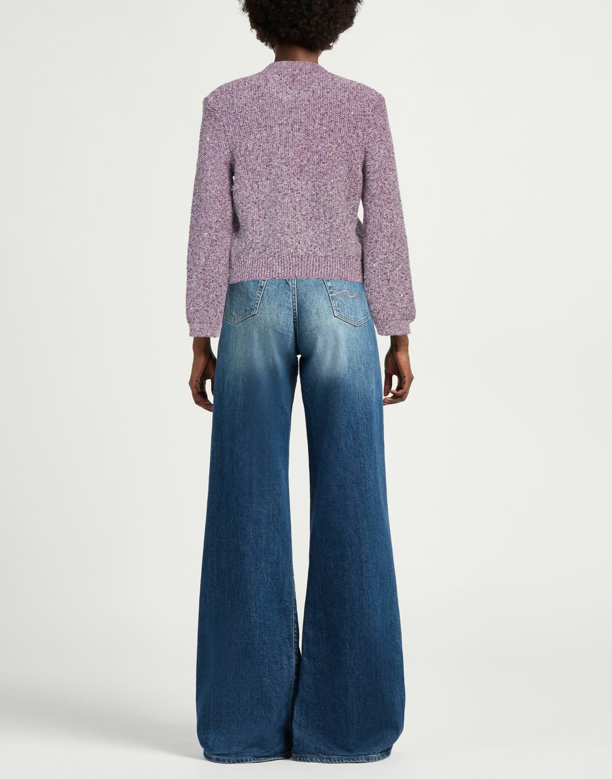 Maje Womens Cardigan in Purple