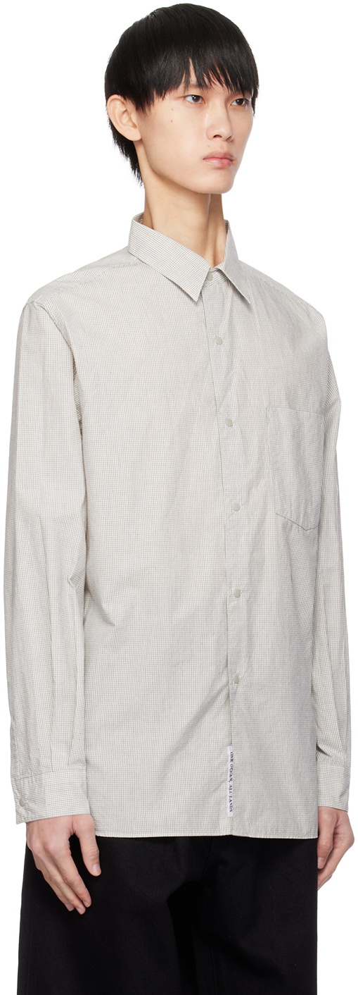 Nanamica Off-White Wind Shirt Nanamica