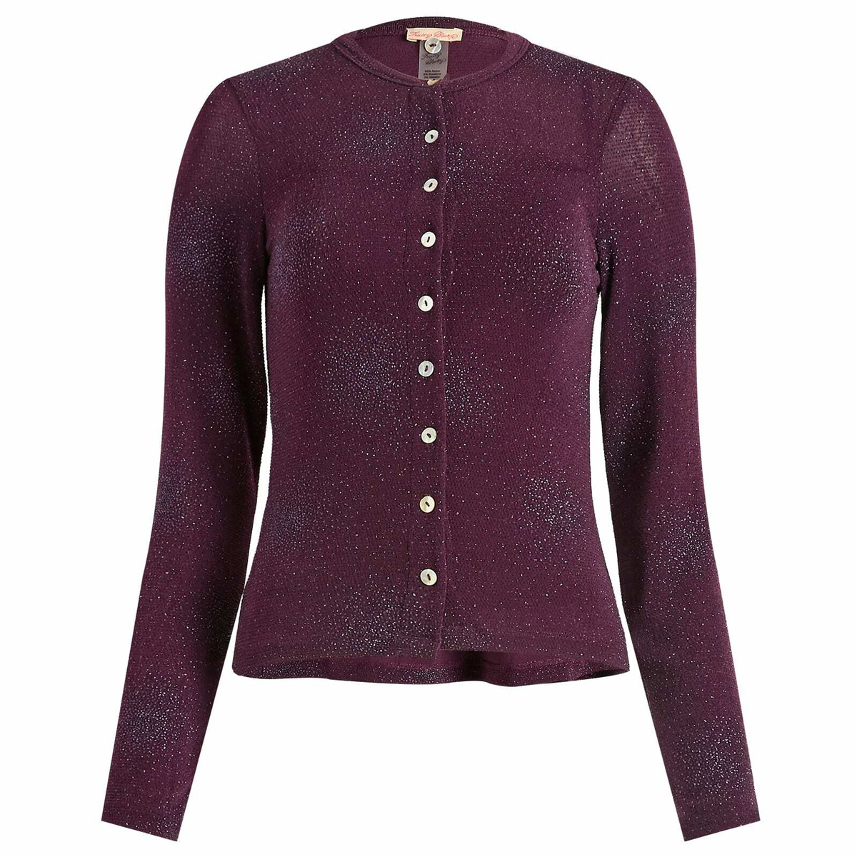 Fruity Booty Women's Isola Sparkly Cardigan Set in Purple