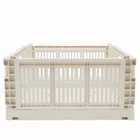 HAY Medium Square Recycled Colour Crate in Off-White 