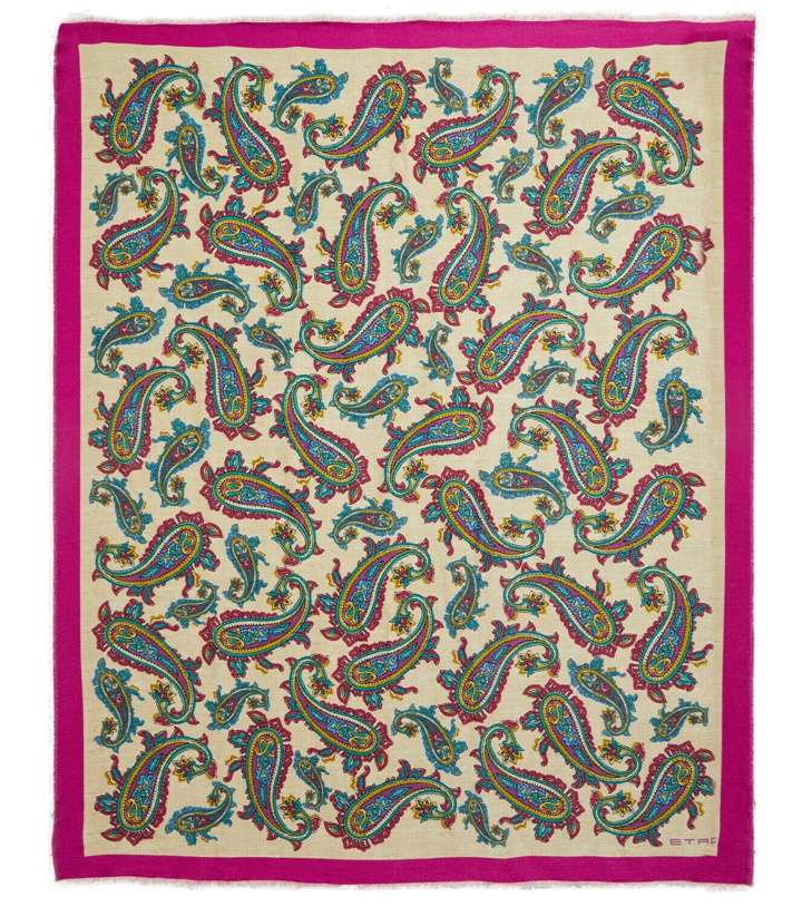 Photo: Etro - Paisley virgin wool throw