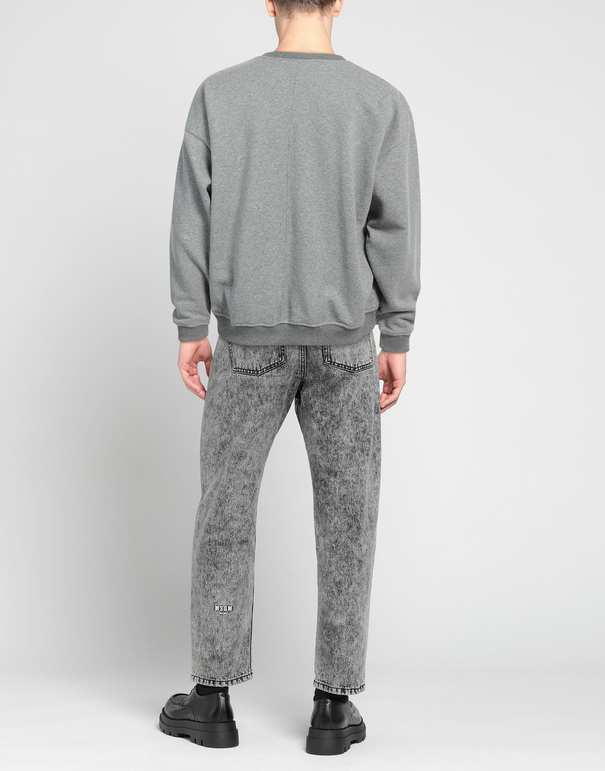 Buscemi Mens Sweatshirt in Grey