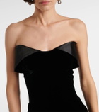 Mugler Velvet minidress
