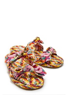 Zimmermann Carousel Printed Raffia Sliders Multicoloured