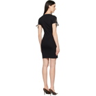 Burberry Black Ribbed Minidress